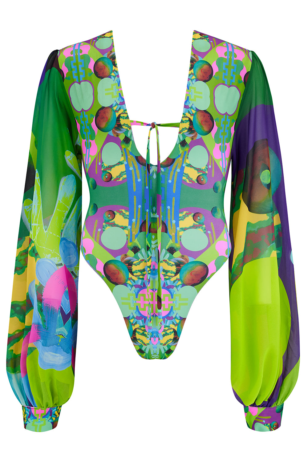 Green Long Sleeve Body