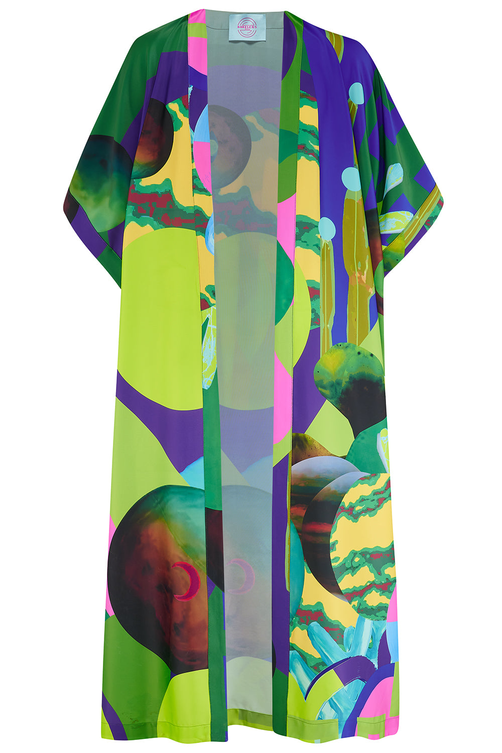 Green Chiffon Kimono
