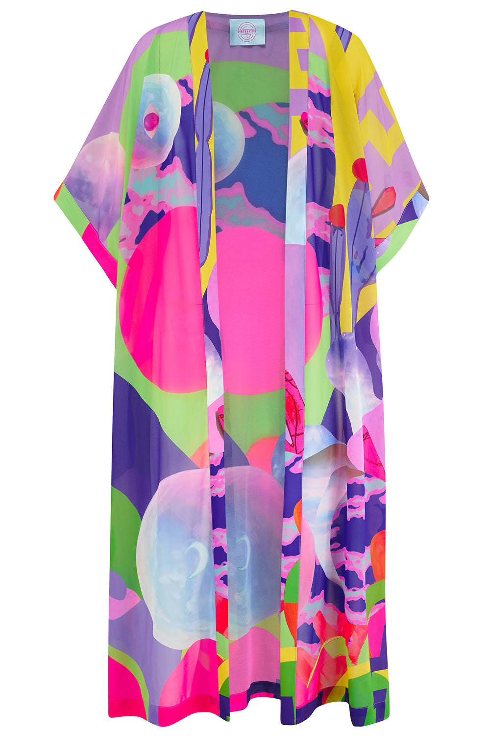Pink Chiffon Kimono