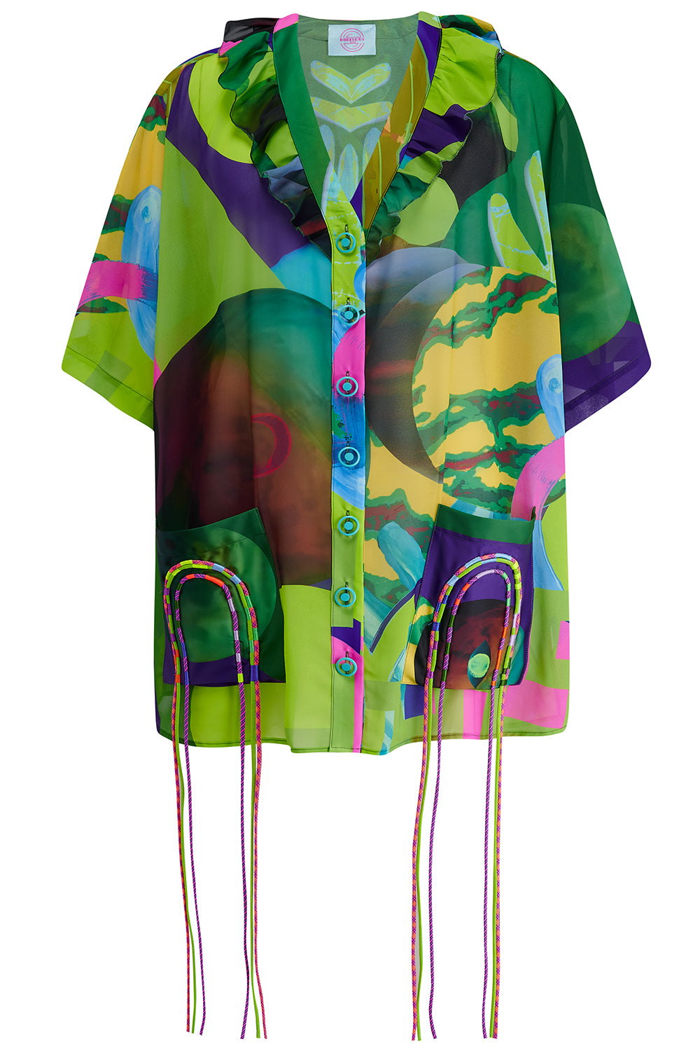 Green Unisex Oversized Shirt