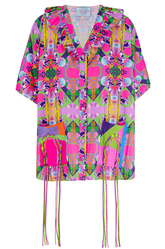 Pink Unisex Oversized Shirt