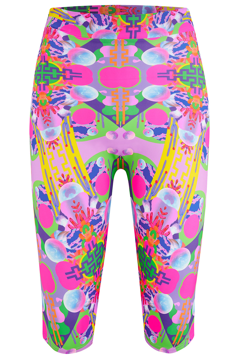 Pink High Waisted Cycling Shorts