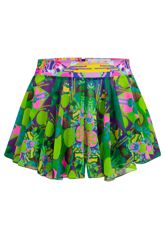 Green Loose Shorts